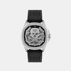 Philipp Plein Tonneau Silver Analog watch