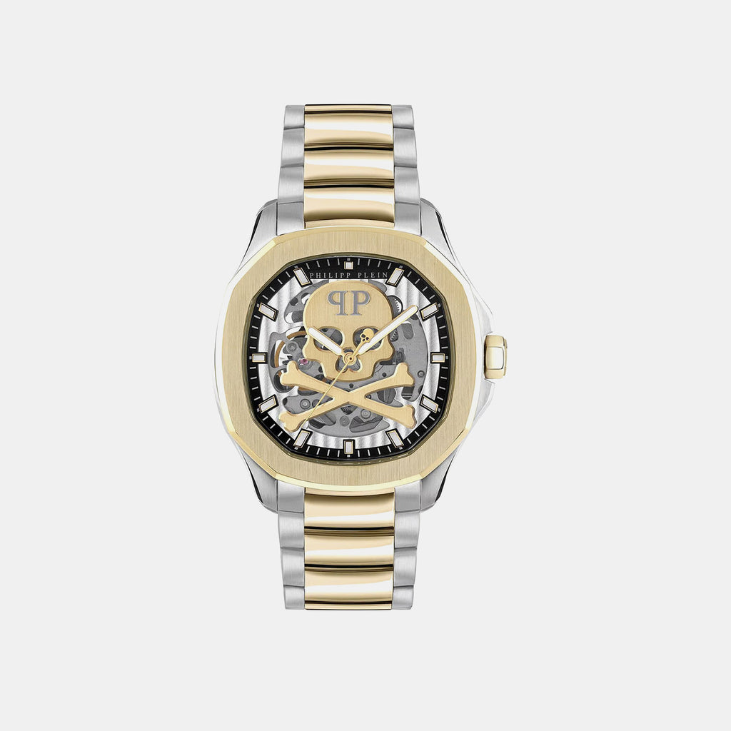 Men Automatic Silver Dial Analog Stainless Steel Watch PWRAA0323