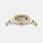 Men Automatic Silver Dial Analog Stainless Steel Watch PWRAA0323