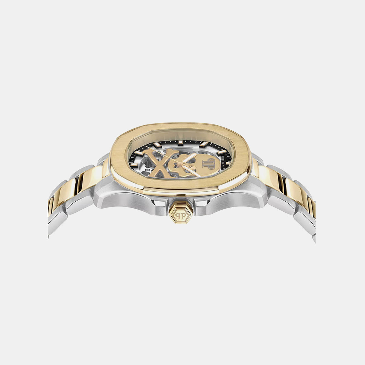 Men Automatic Silver Dial Analog Stainless Steel Watch PWRAA0323