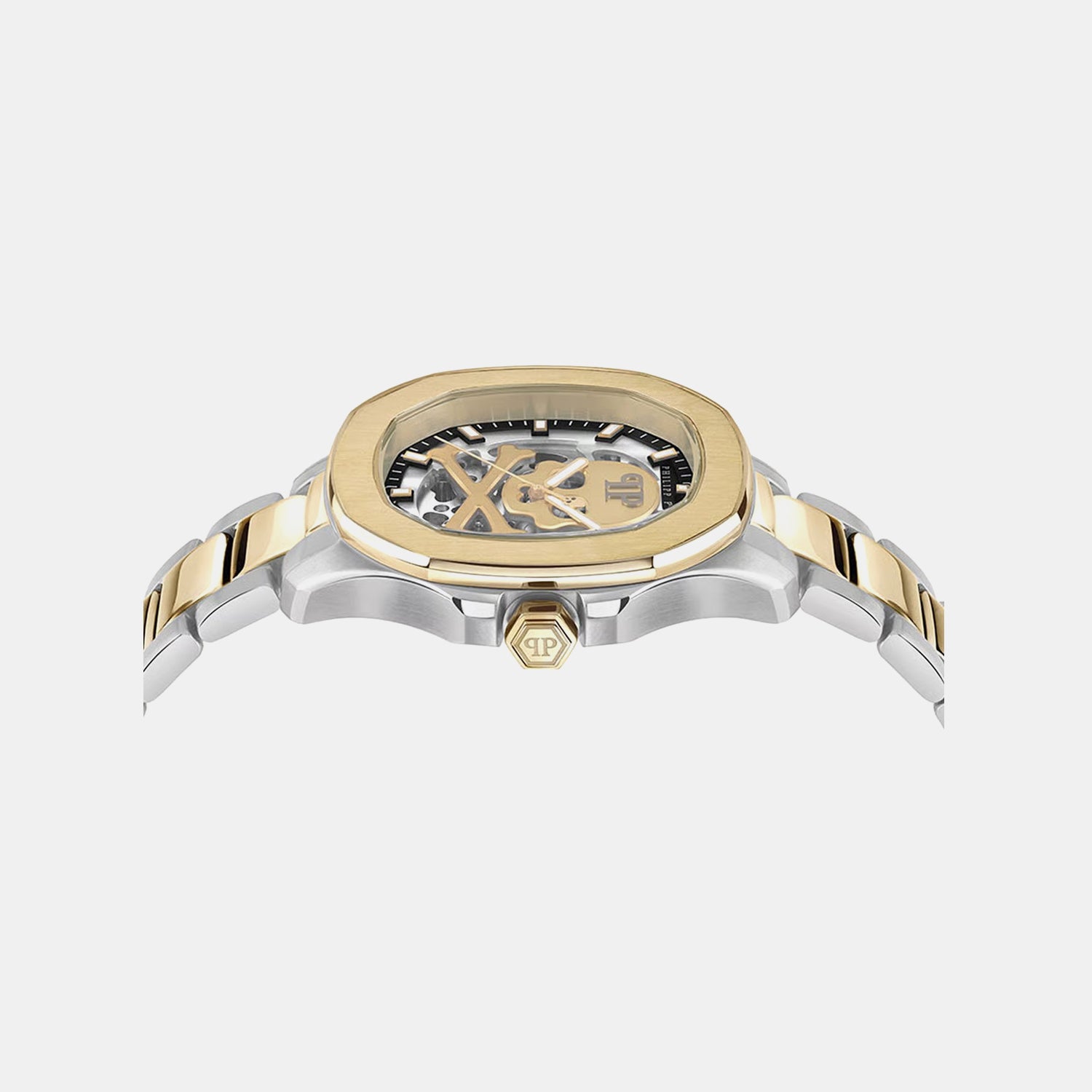 Men Automatic Silver Dial Analog Stainless Steel Watch PWRAA0323