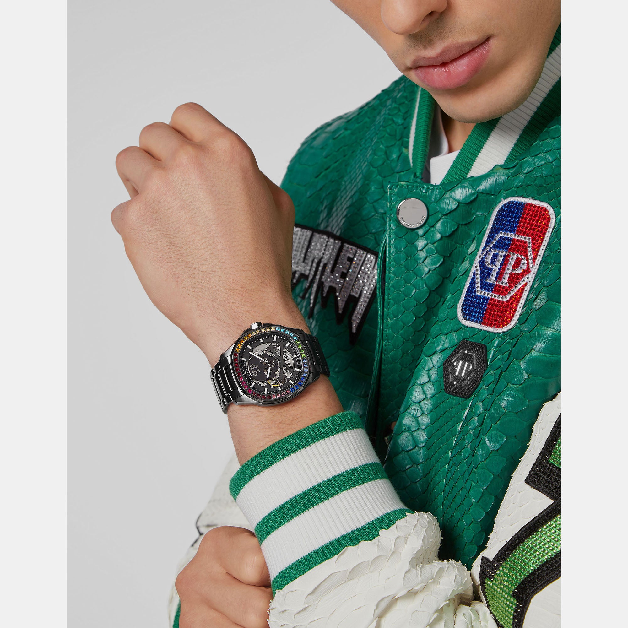 Philipp Plein Stainless Steel Black watch