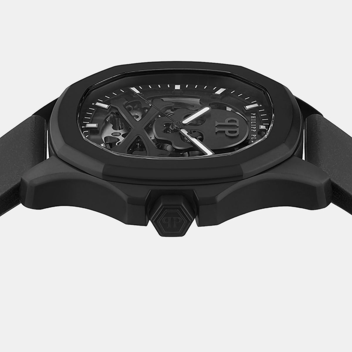 Philipp Plein Men Tonneau Black watch