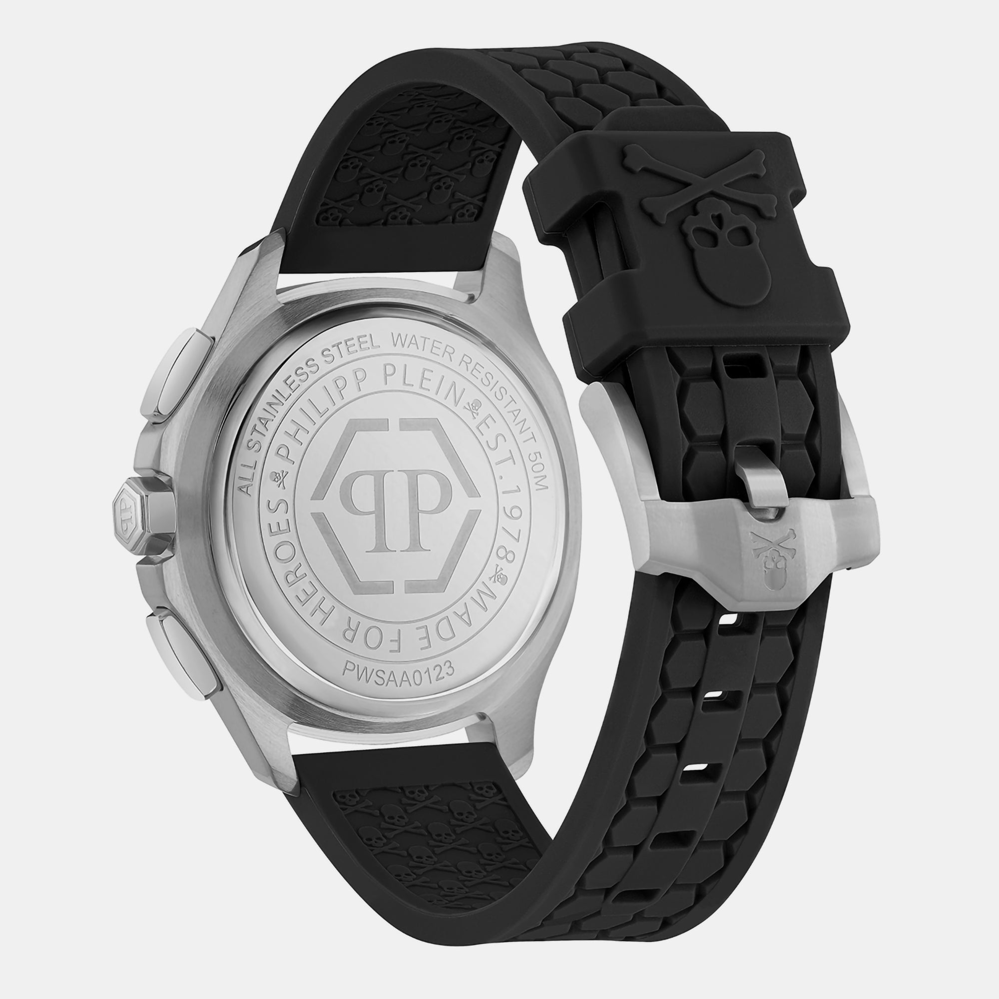 Philipp Plein Men Tonneau Black watch