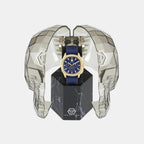 Men Quartz Blue Dial Chronograph Silicone Watch PWSAA0323