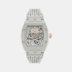 Women Quartz Silver Dial Chronograph Stainless Steel Watch PWSBA0123