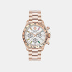 Women Quartz Silver Dial Chronograph Stainless Steel Watch PWSBA0323