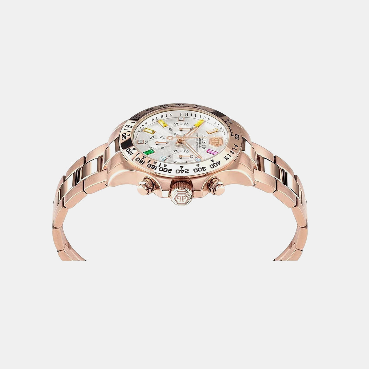 Women Quartz Silver Dial Chronograph Stainless Steel Watch PWSBA0323