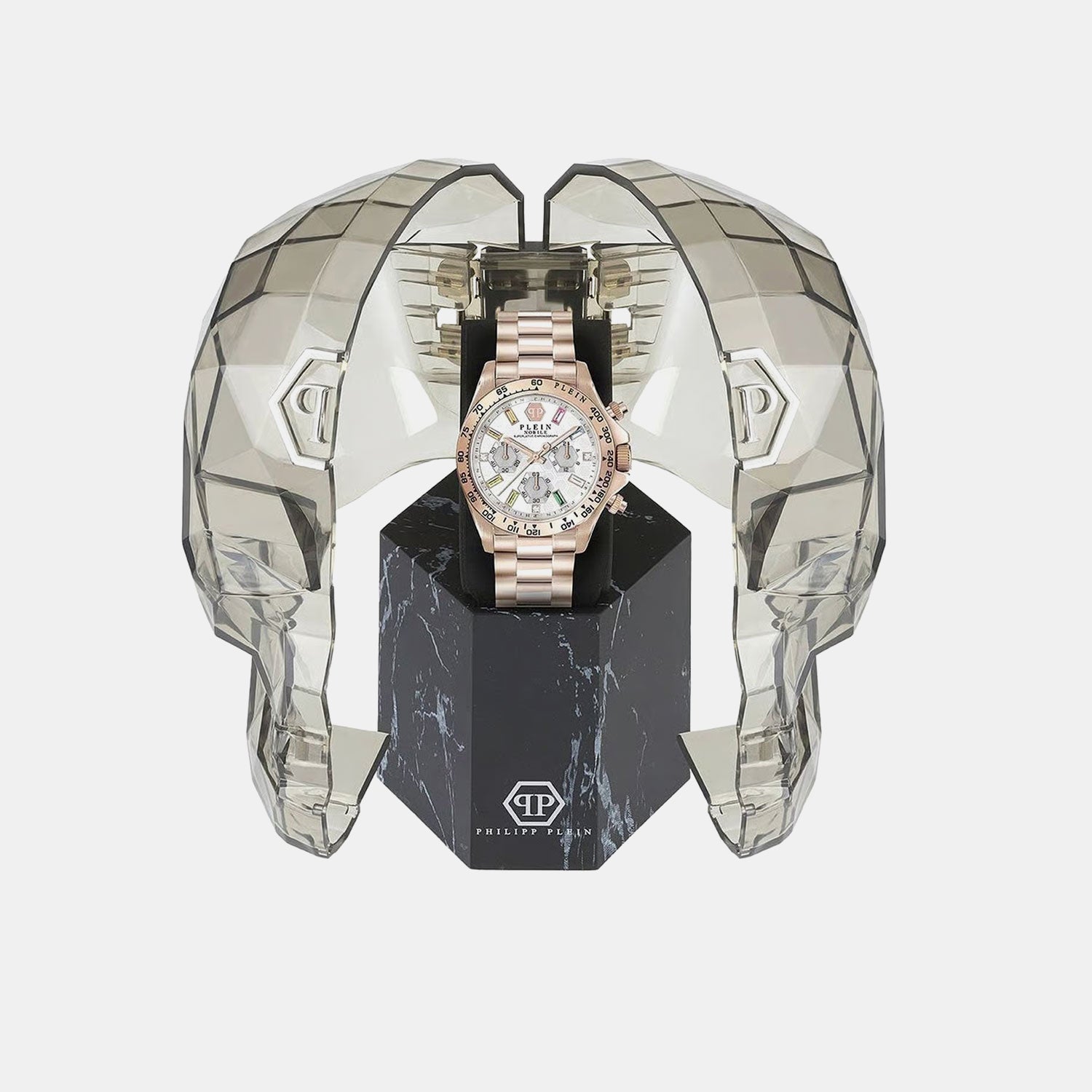 Women Quartz Silver Dial Chronograph Stainless Steel Watch PWSBA0323