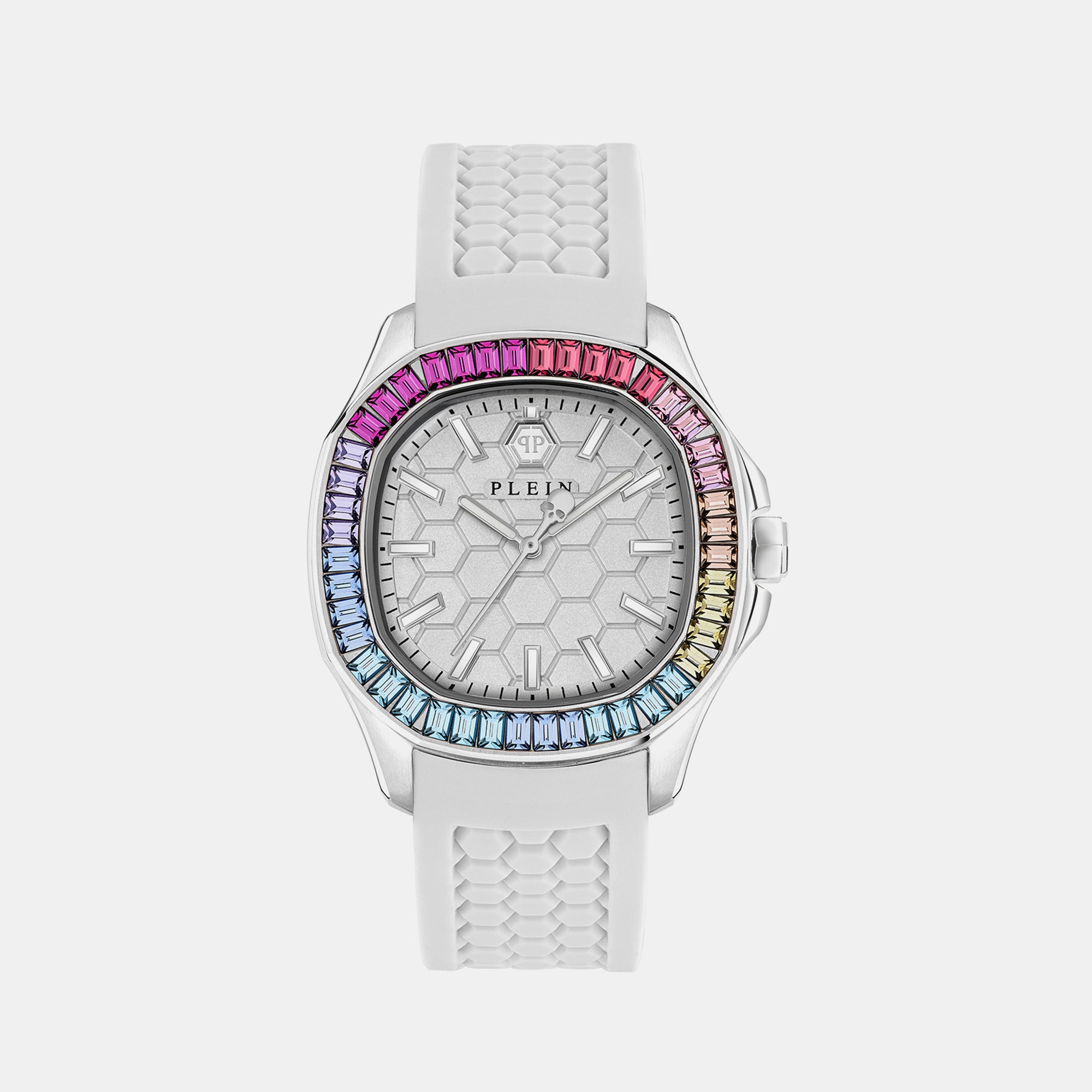 Philipp Plein Tonneau White Analog watch