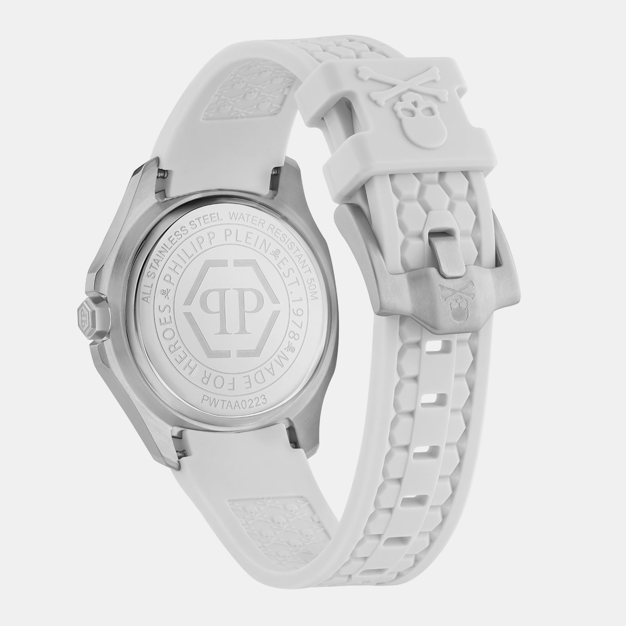 Philipp Plein Women Tonneau White watch