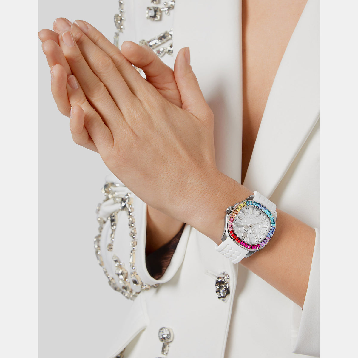 Philipp Plein Silicone White watch