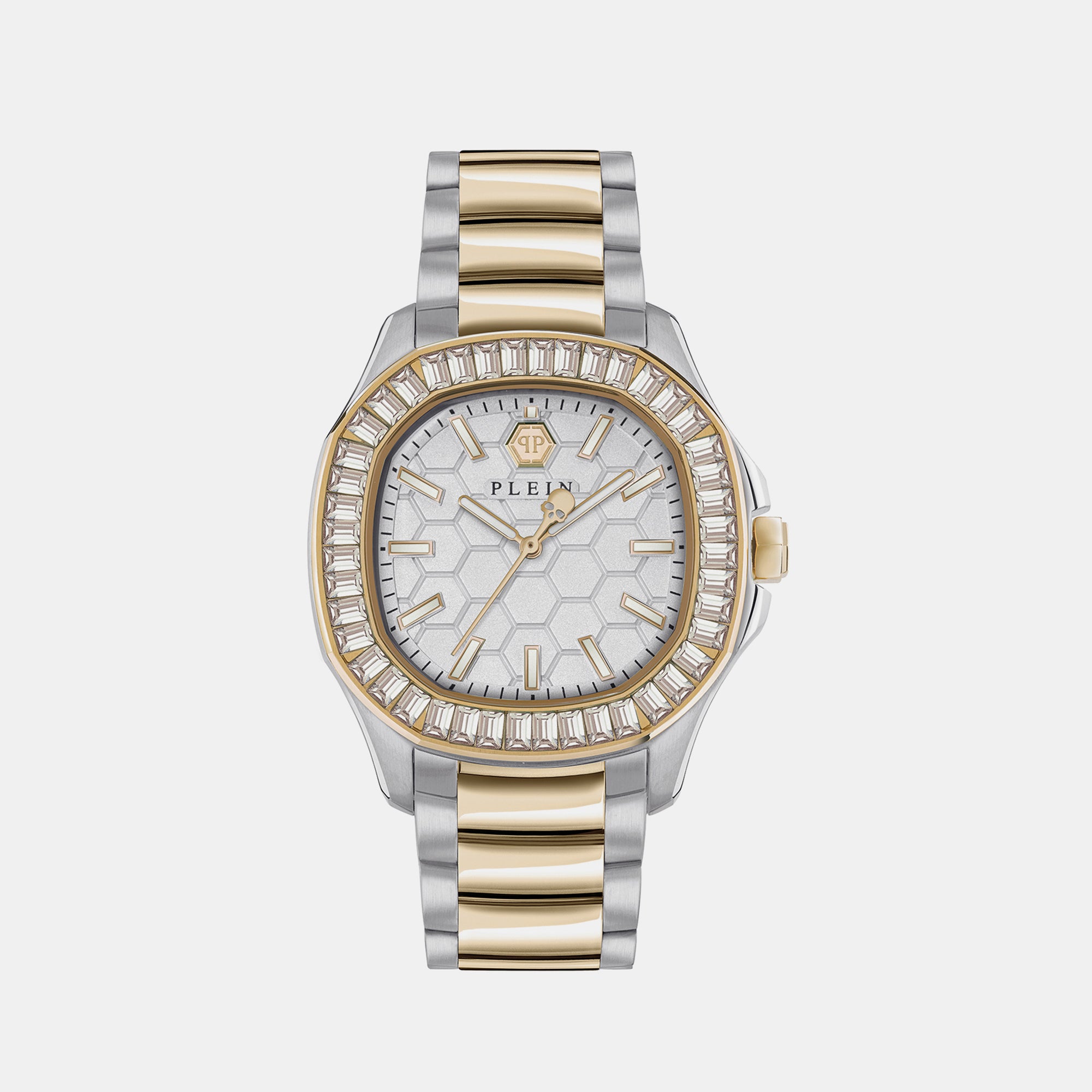 Philipp Plein Tonneau Silver Analog watch