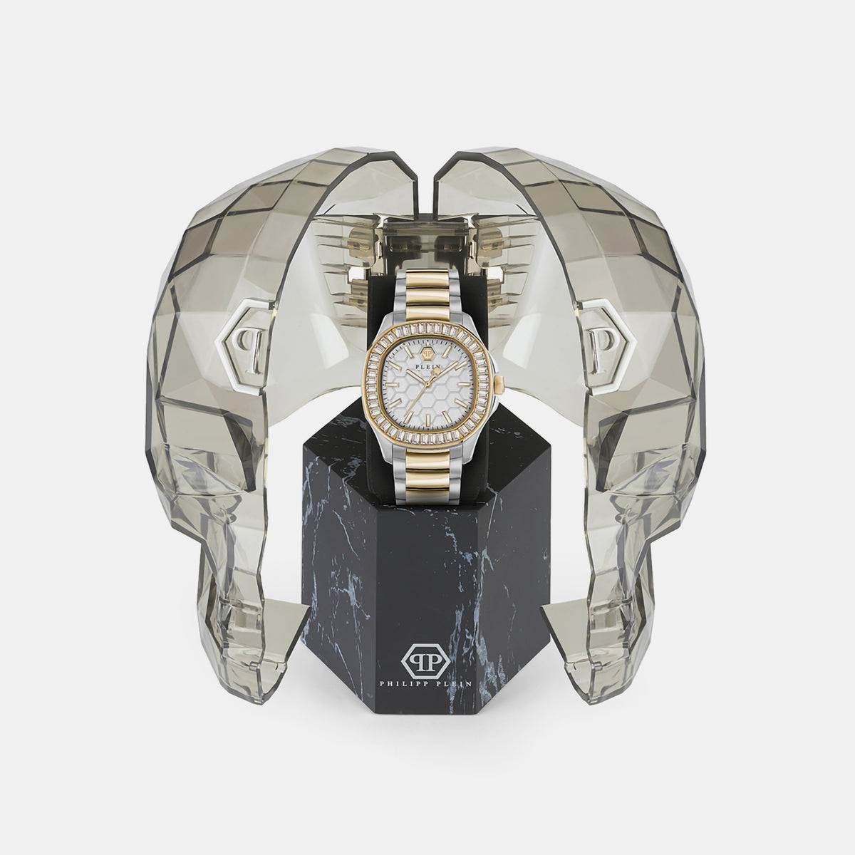 Philipp Plein Brass Tonneau watch