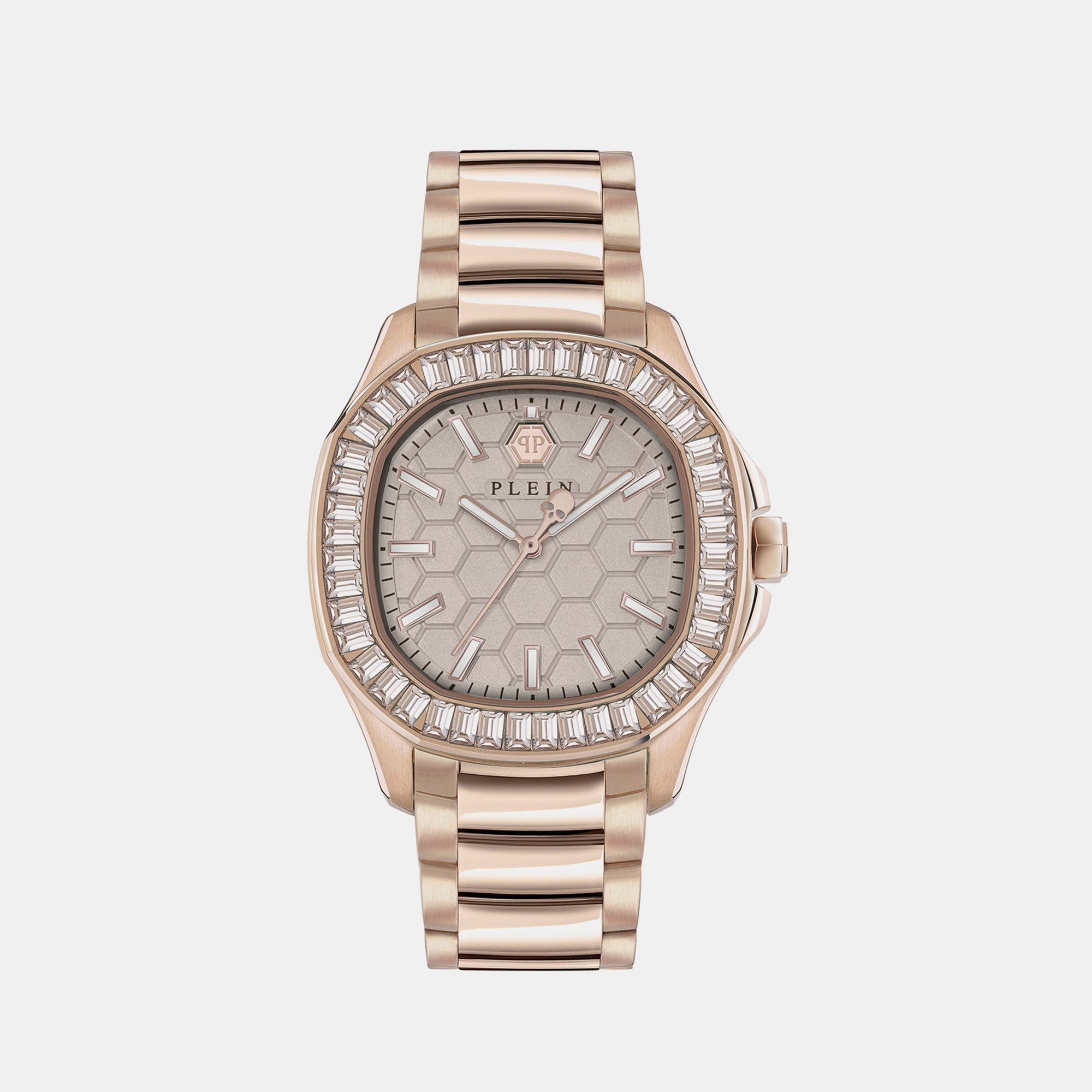 Philipp Plein Tonneau Beige Analog watch