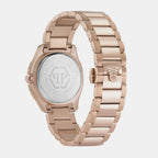 Philipp Plein Women Tonneau Beige watch
