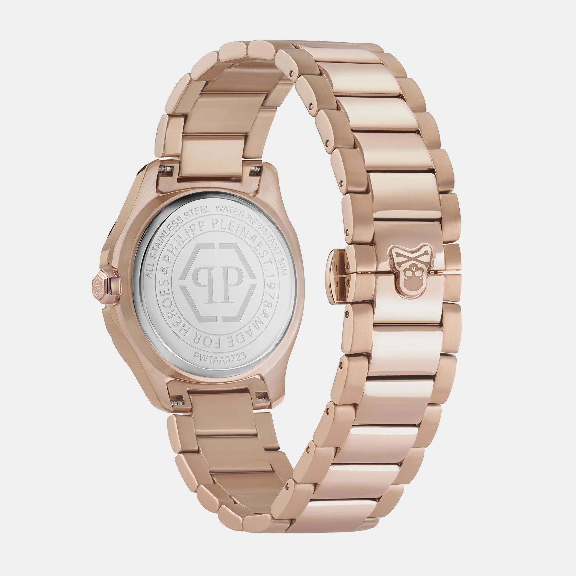 Philipp Plein Women Tonneau Beige watch