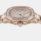 Women's Beige Dial Analog Stainless Steel Watch PWTAA0723