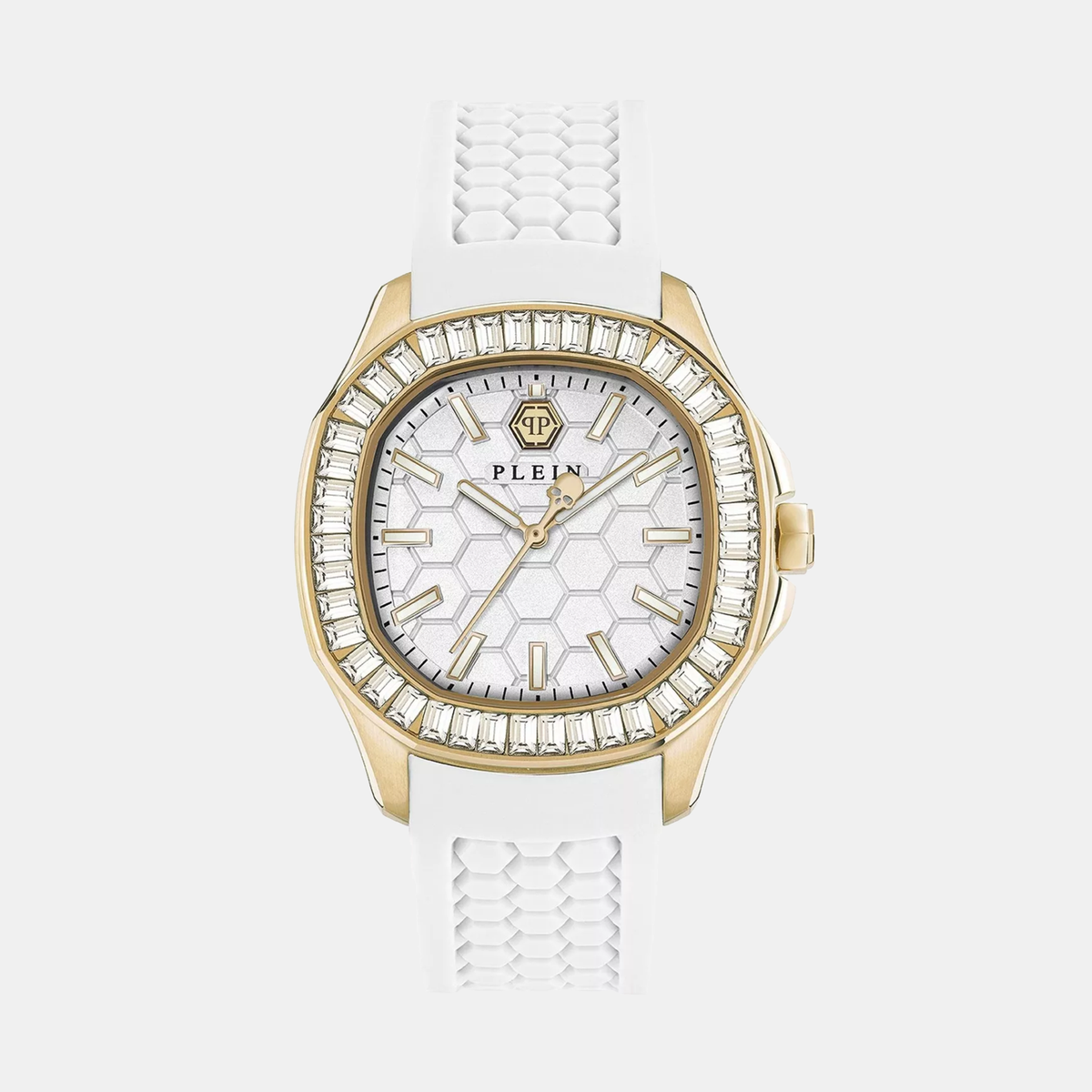 Women Quartz White Dial Analog Silicone Watch PWTAA0924
