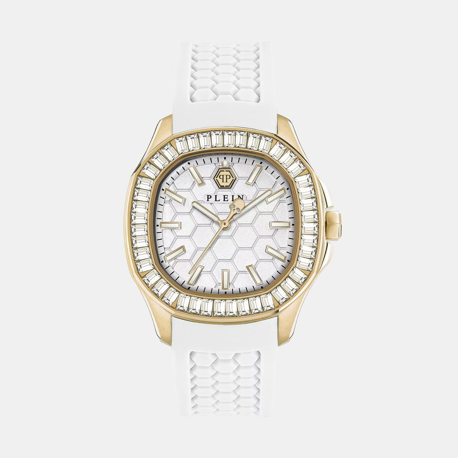 Women Quartz White Dial Analog Silicone Watch PWTAA0924