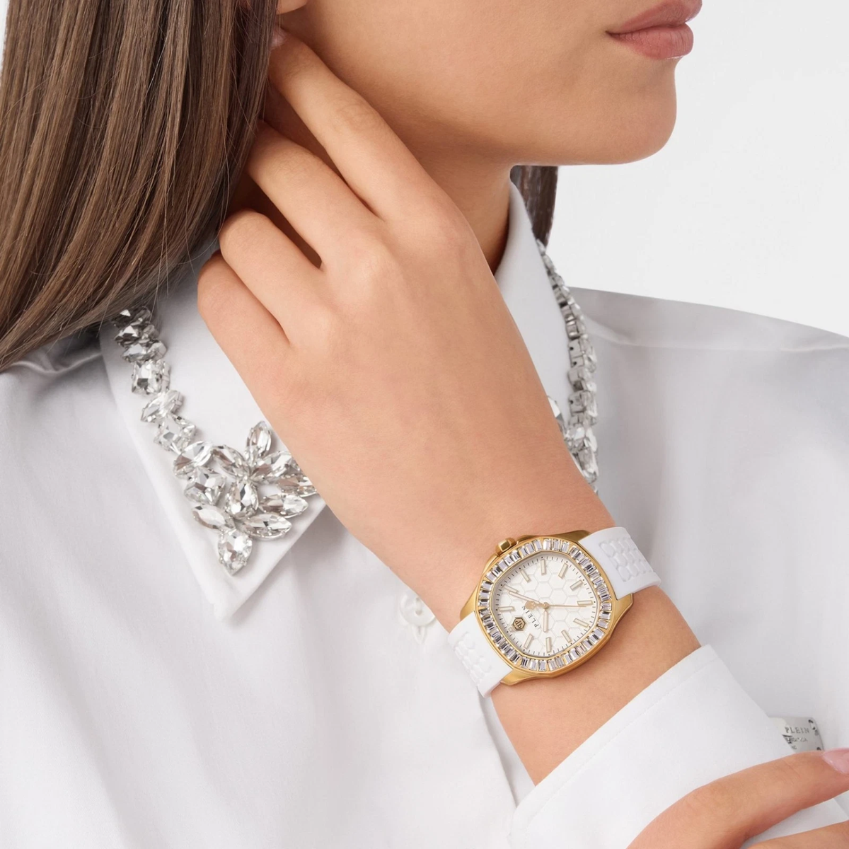 Women Quartz White Dial Analog Silicone Watch PWTAA0924