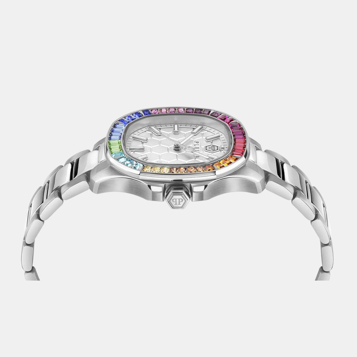 Women Quartz White Dial Analog Stainless Steel Watch PWTAA1124
