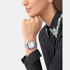 Women Quartz White Dial Analog Stainless Steel Watch PWTAA1124