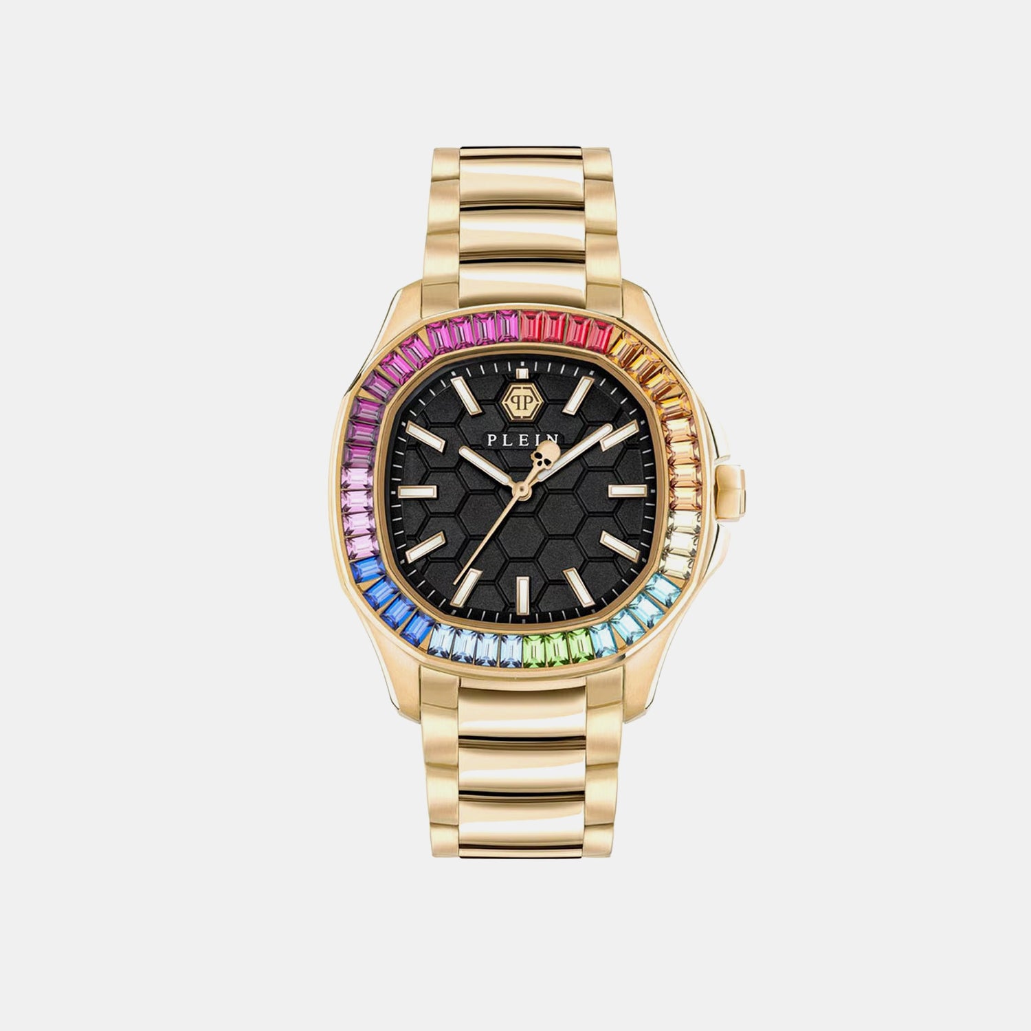 Women Quartz Black Dial Analog Stainless Steel Watch PWTAA1224