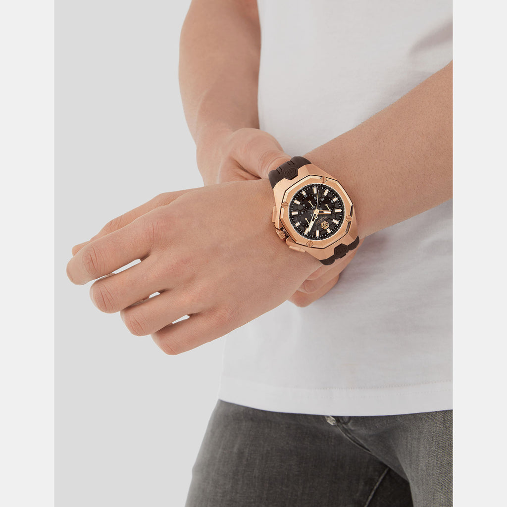 Philipp Plein Silicone Brown watch