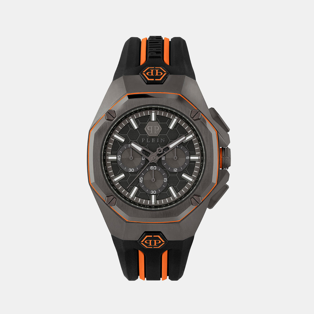 Philipp Plein Round Grey Analog watch