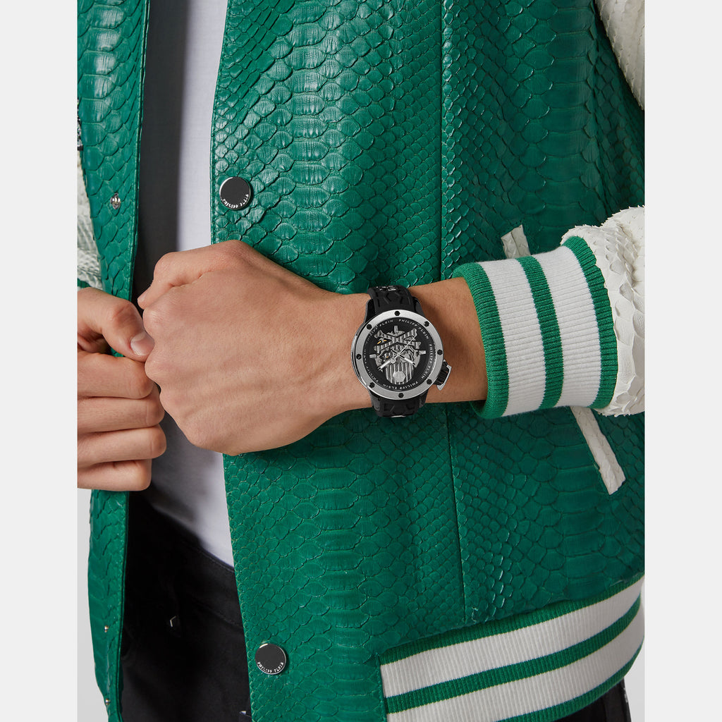 Philipp Plein Silicone Silver watch