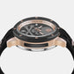 Plein Rich Men's Rose Gold Automatic Silicon Watch PWUAA0623