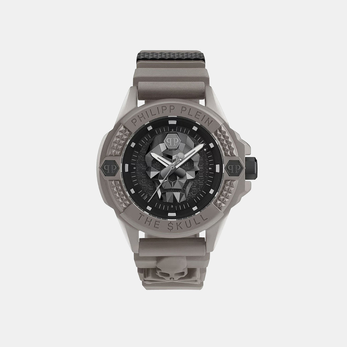 Uba-The Skull Unisex Quartz Black Dial Analog Silicone Watch PWUBA0323