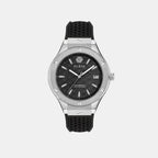 Men Quartz Black Dial Analog Silicone Watch PWUFA0125