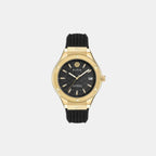 Men Quartz Black Dial Analog Silicone Watch PWUFA0225