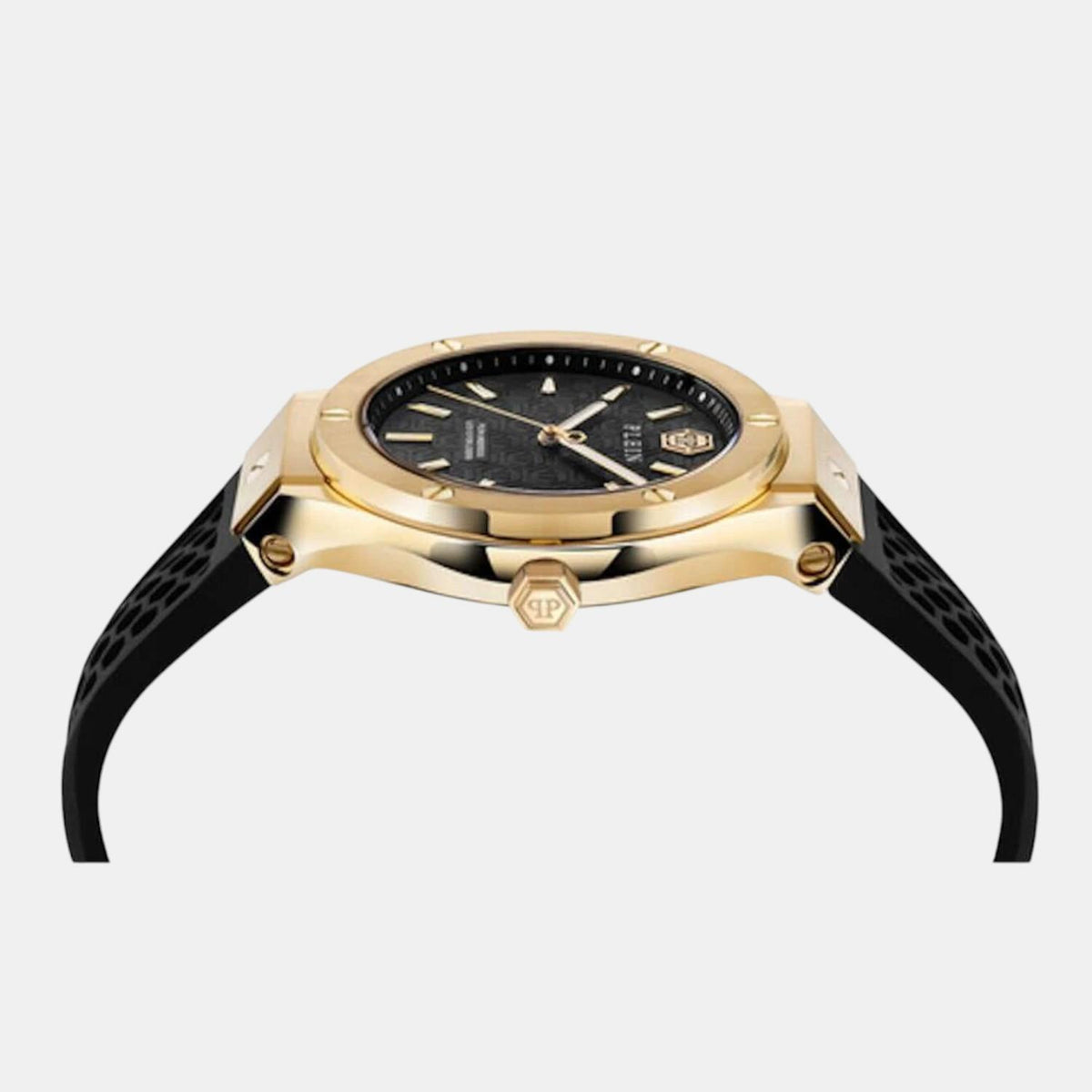 Men Quartz Black Dial Analog Silicone Watch PWUFA0225