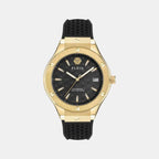 Men Quartz Black Dial Analog Silicone Watch PWUFA0225