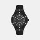 Men Quartz Black Dial Analog Silicone Watch PWUFA0325