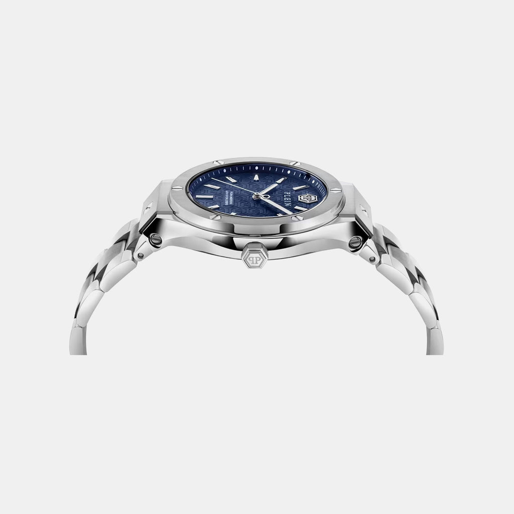 Men Quartz Blue Dial Analog Stainless Steel Watch PWUFA0425