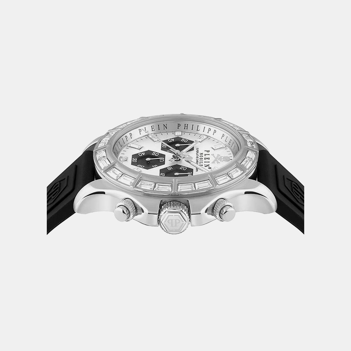 Vaa-Nobile Racing Unisex Quartz Silver Dial Chronograph Silicone Watch PWVAA0123