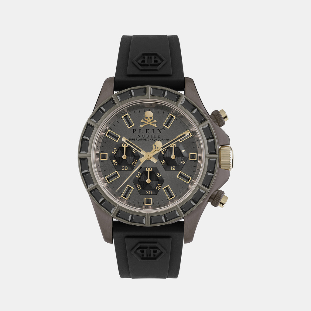 Philipp Plein Round Brown Chronograph watch