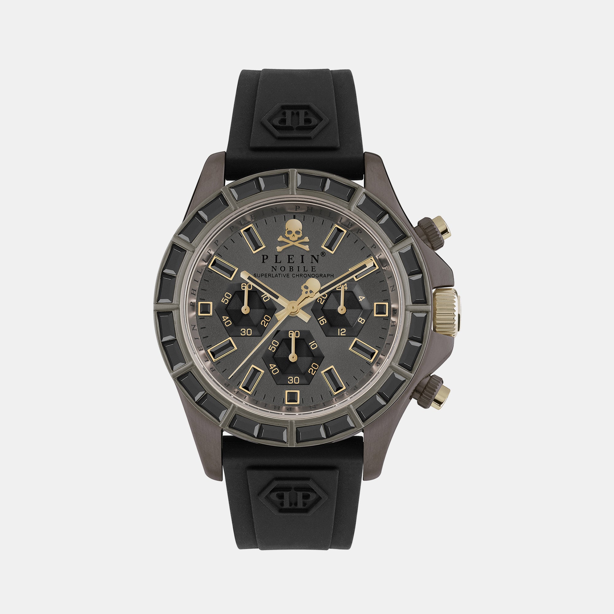 Philipp Plein Round Brown Chronograph watch