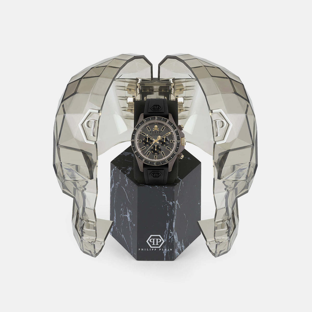 Philipp Plein Brass Round watch