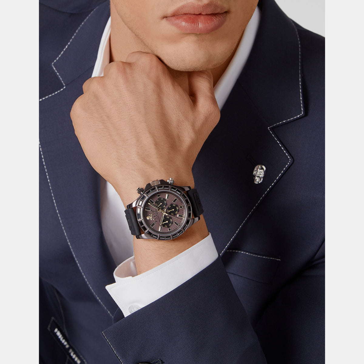 Philipp Plein Silicone Brown watch