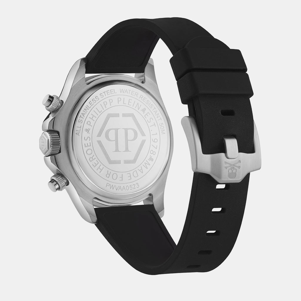 Philipp Plein Men Round Silver watch