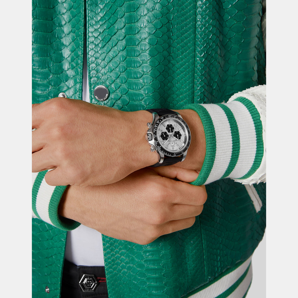Philipp Plein Silicone Silver watch