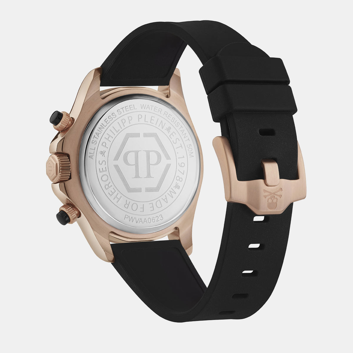 Philipp Plein Men Round Black watch