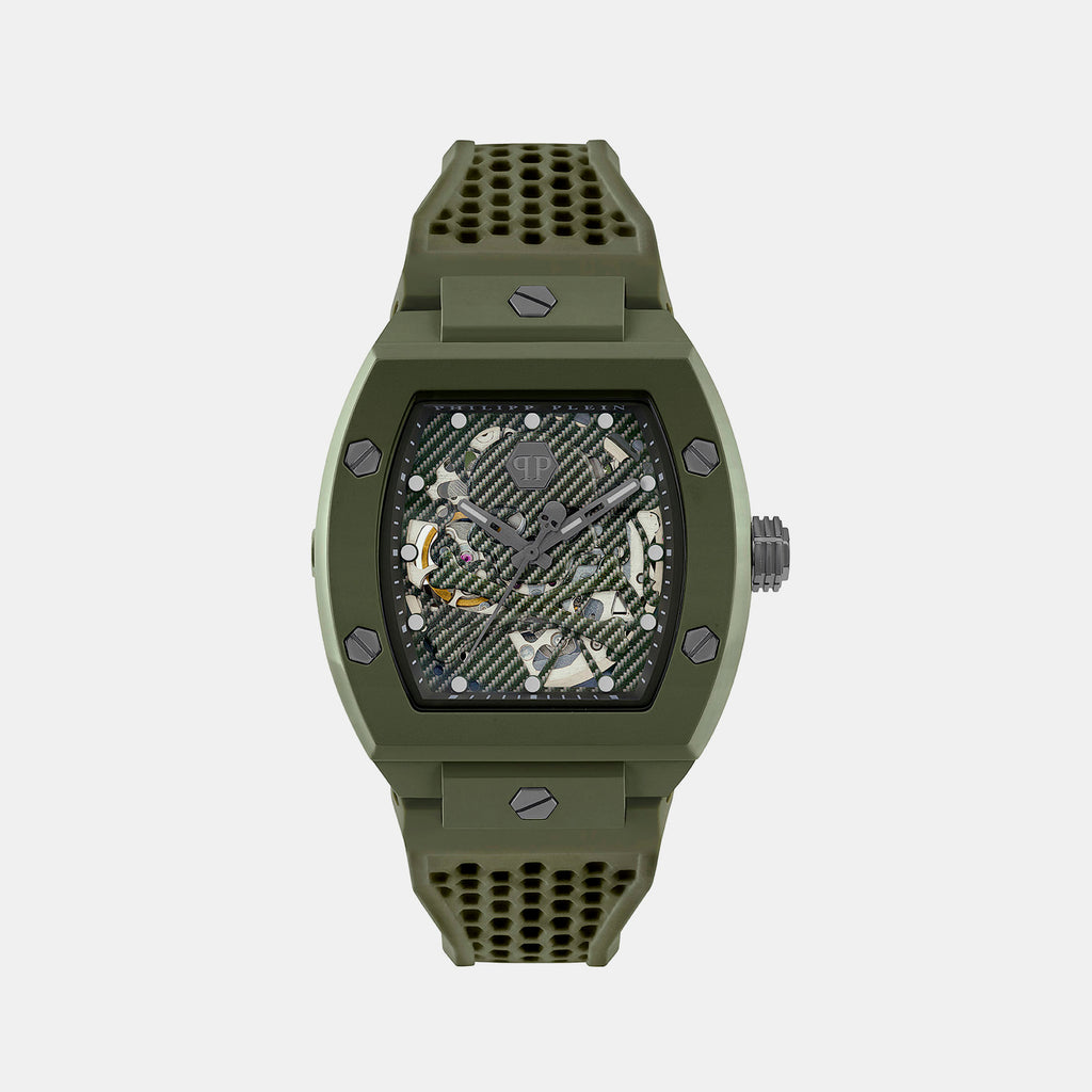 Philipp Plein Tonneau Green Analog watch