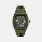 Philipp Plein Tonneau Green Analog watch