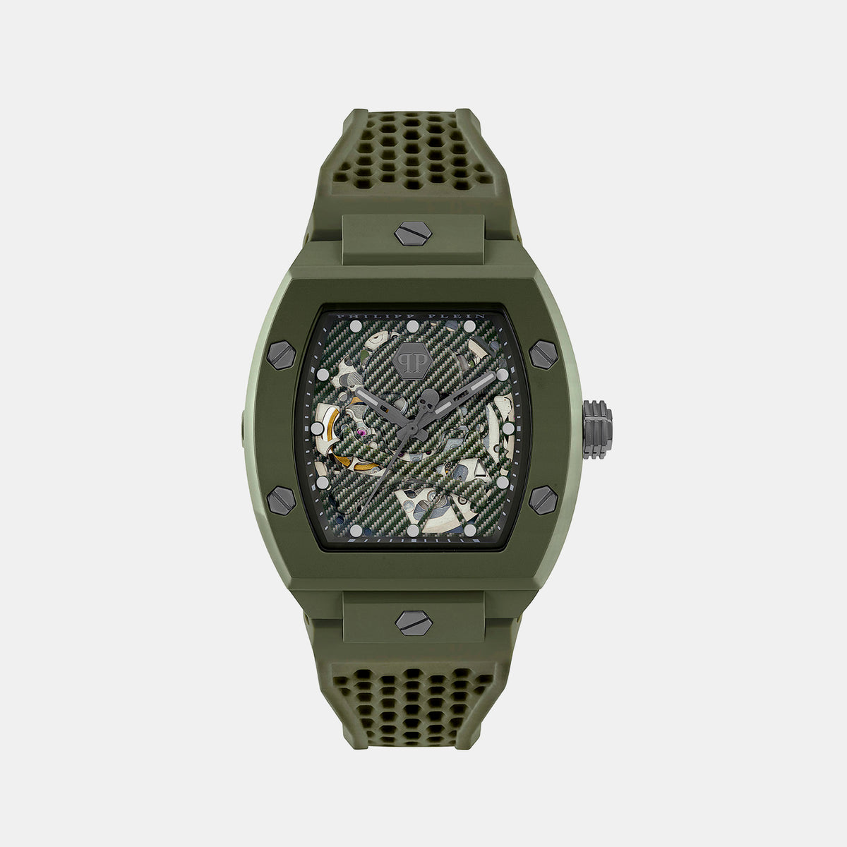 Philipp Plein Tonneau Green Analog watch